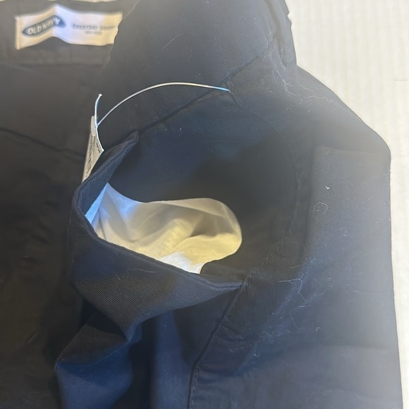 NWT Old Navy black everyday shorts mid rise zipper front pockets can be belted - Picture 10 of 11